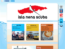 Tablet Screenshot of islanenascuba.com